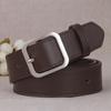 Pu Leather Belt For Women Square Pin Buckle Belts High Quality Ladies