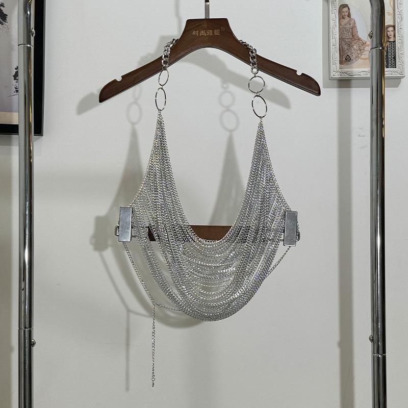 MultiLayer Body Chains for Women Rhinestone Chest Chain Fashion Body Chain Jewelry Sexy Accessories MultiLayer Body Chain