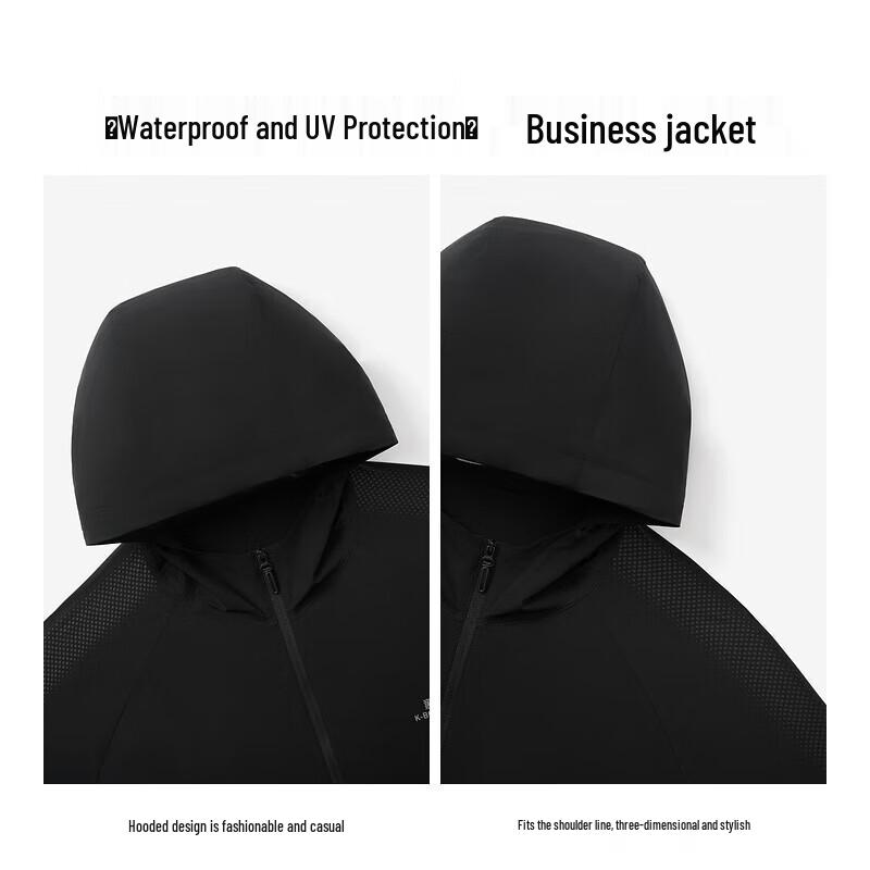 K-Boxing Men's 2025 S/S Waterproof UV Business Jacket NKXN1317