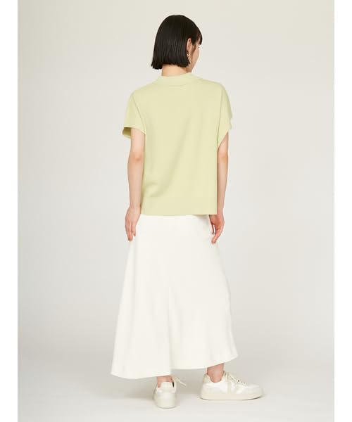 Emi Cool Touch Knit Polo Lime Women's Top, 13WNT252042,