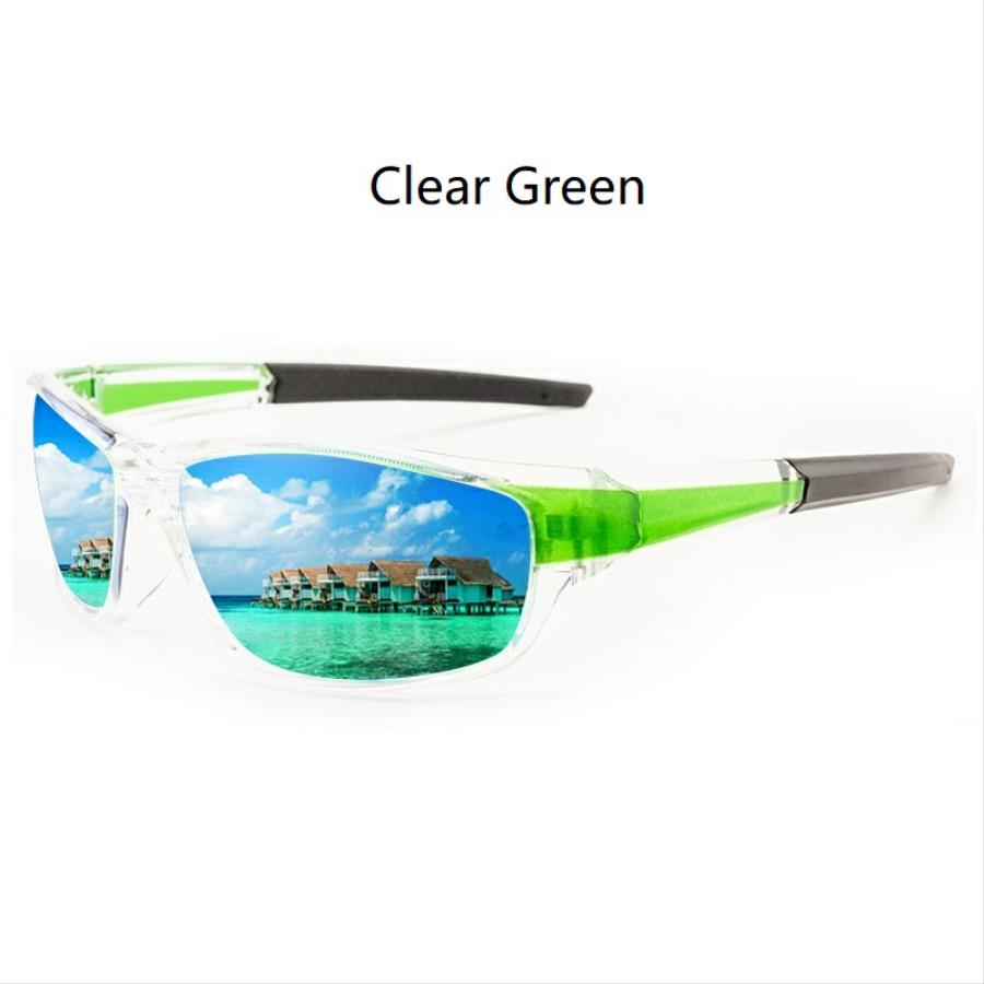 Vintage Clear Frame Cycling Sports Sunglasses Unisex Driving Fishing Running Mountaineering Sun Glasses Fashion Accessory
