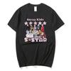 Unterstützung Kombination Straykids Umgebung Harajuku Bedruckte Mode Herren und Damen T-Shirts Top Kurze Ärmel