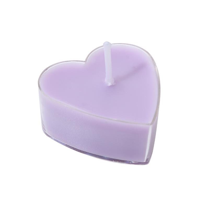 Creative Heart-shaped Confession Scented Candle Household Tea Wax-free Tea Romantic Love Small Candle Fire Paint Wax