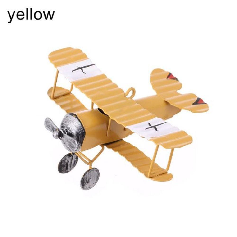 Iron Art Aircraft Figurines Can be Hung Metal Crafts Creative Desktop Props  Shop Window Display