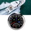85mm 200kmCelsiush GPS Speedometer 0‑8000rpm Tachometer Gauge LCD Red Backlight Waterproof for 12VCelsius24V Car Boat Yacht RV Truck