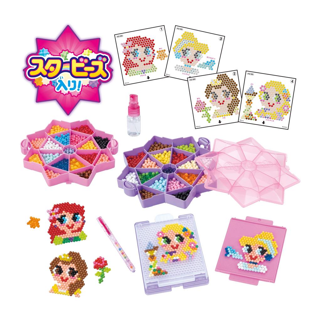 Aquabeads Character Set Princess Standard ST Mark Ages 6 and Building EPOCH All-in-One [Disney KiraMoko Set] AQ-S85 Certified, Up, Toy, Water-Based,