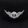 Skull Wings Embroidery Fashion Baseball Cap Men'S And Women'S Flat Street Dance Hip Hop Hat