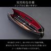 Diablo Pen Case Mens Pencil Box Leather Triangle Design Color KA-517 (BlackBlue)