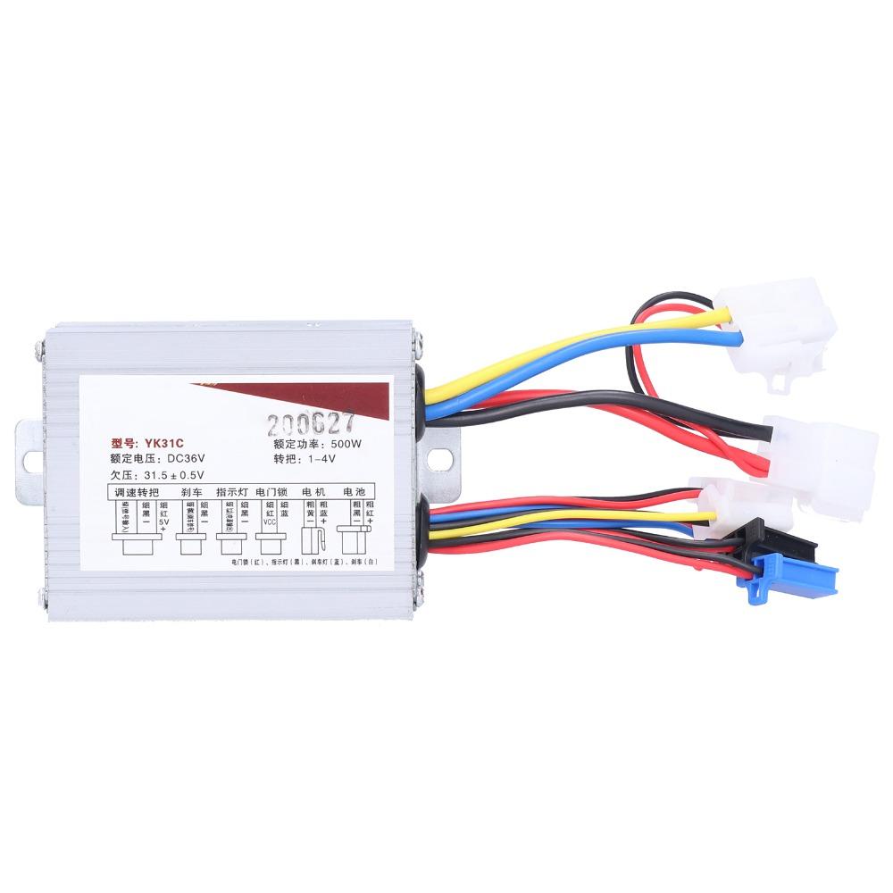 With Throttle Grip Brushed Speed Controller Aluminum Motor Controller  Electric Vehicle