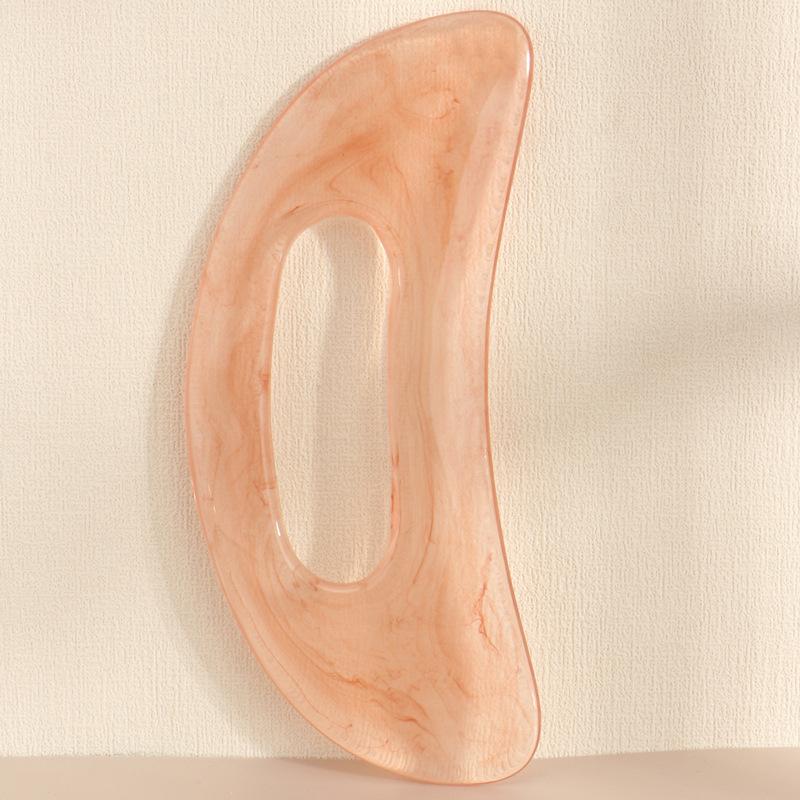 Gua Sha Massage Tool with Handle Resin Massager Scraping Board for Body Shaping Muscle Neck Back Face Gua Sha Massage Tool Body