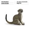 Children's Solid Meerkat and Raccoon Desktop Figurine Set