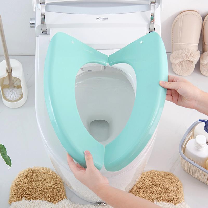 Folding Plastic Toilet Seat 38*40cm