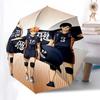 1pc Haikyuu!! Kuroo Tetsurou, Hinata Shoyo & Miyagi Daichi Umbrella Automatic Opening Closing, Portable 3-Fold Design, 8-Bone Iron Frame Outdoor Umbre