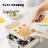 COOKER KING Non-Stick Pan with Titanium, Tamagoyaki Griddle, Fried Egg Pan, Steak Pan, Small Pan, Flat Bottom Pan, 19*14cm