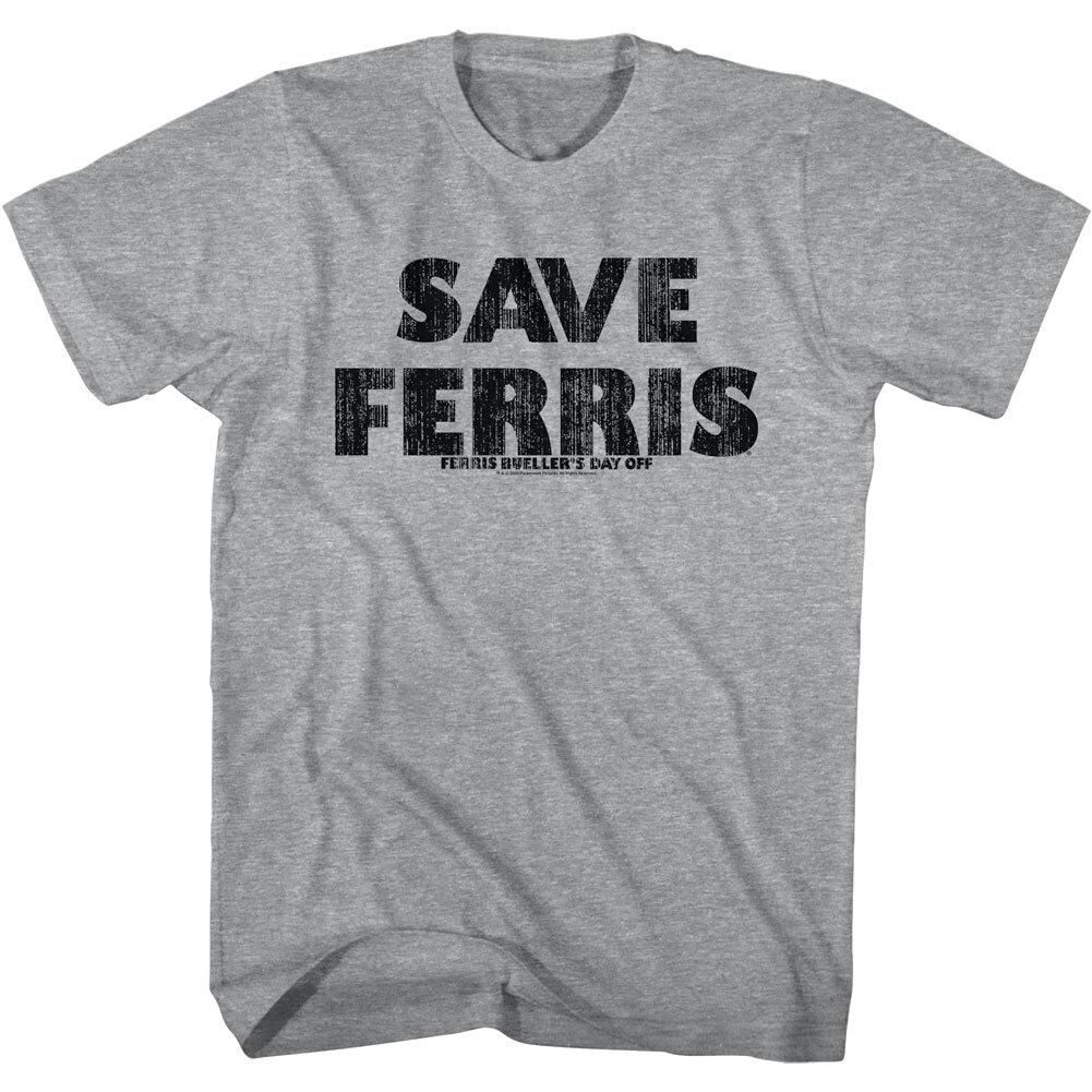 Ferris Bueller Day Off SAVE FERRIS Men T Shirt XXXL