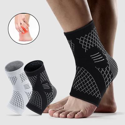 Sıkıştırma Ayak Bileği Desteği Çorap Esneklik Yastıklı Atletik Plantar Fasiit Giderici Sıkıştırma Koşu Ayak Bileği Çorap