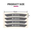 4Pcs Car Wheel Rim Sticker Hub Decoration Carbon Fibre Decals For Mercedes benz AMG C E S GLE CLC Class W205 124 W221 W213 W212