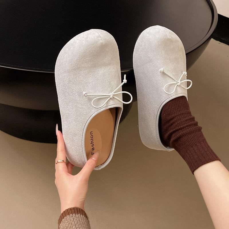 

Модные интернет-знаменитости Ретро Баотоу Полушлепанцы Женщины будут носить плоскую и мягкую подошву Ленивая повседневная Одинарная обувь Летом 2025 года 40 небесно-голубой