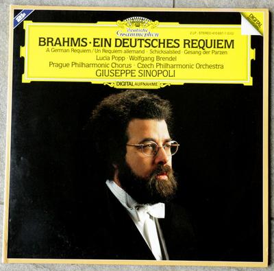 Disque vinyle BRAHMS LUCIA POPP WOLFGANG BRENDE Ein Deutsches Requiem 4106971 DEUTSCHE GRAMMO 1983 Europe Classique Occasion