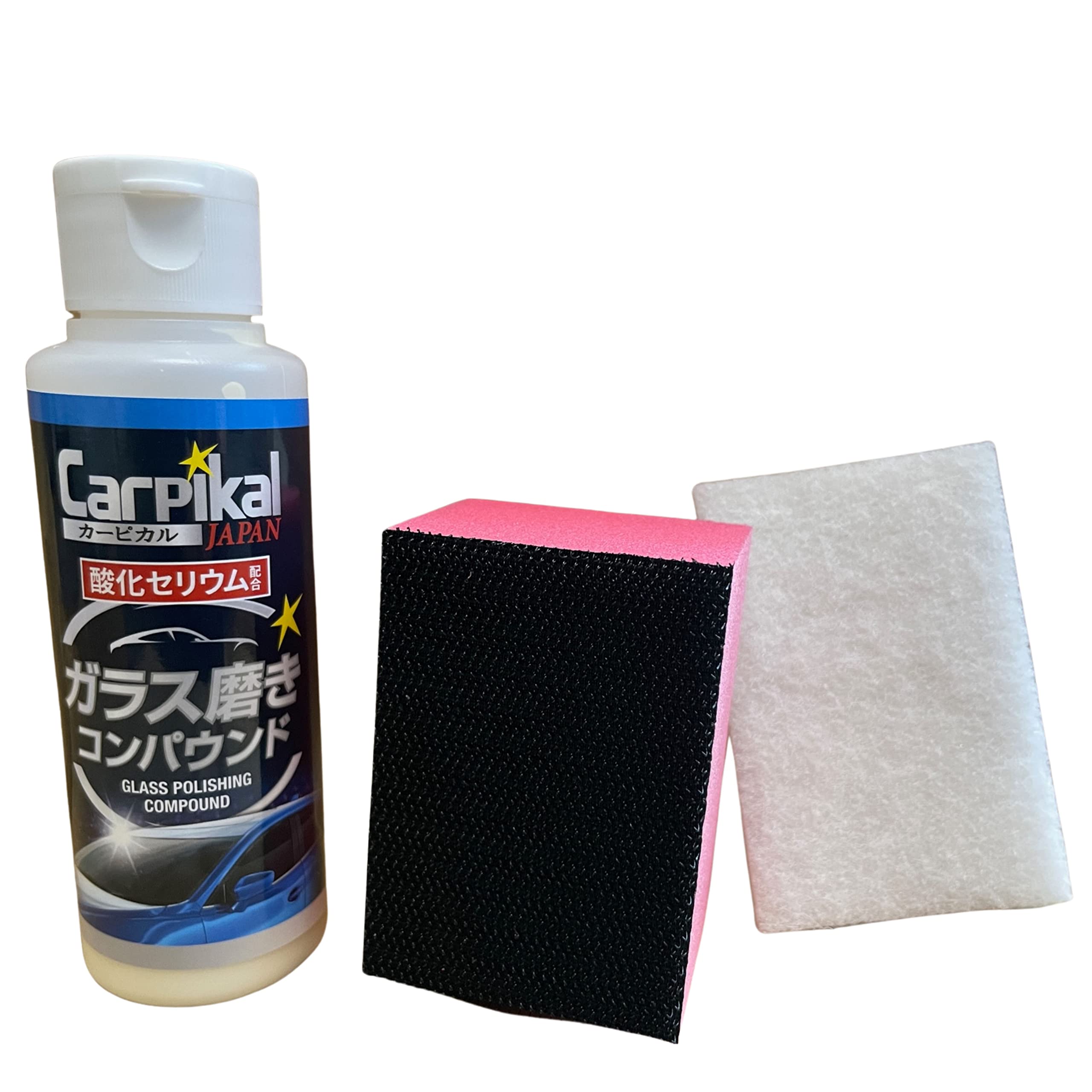 

Carpical Полировальная паста для стекла Церий с полировальным скотчем (100г) [Содержит оксид]