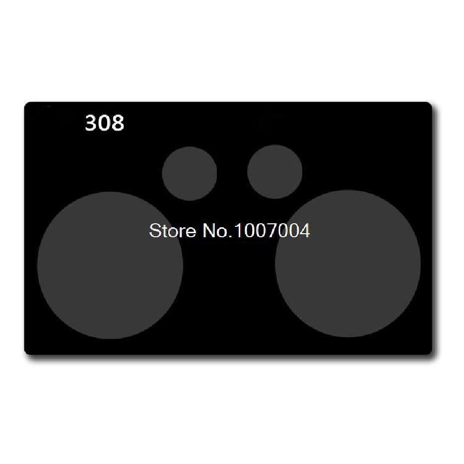 Car Dashboard Sticker Instrument Desk Protective Film Sticker Accessories Fit For Peugeot 207 301 308 3008 408