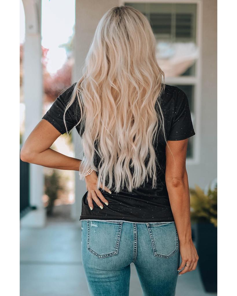 Azura Exchange Tie-dyed Round Neck Short Sleeve T-shirt