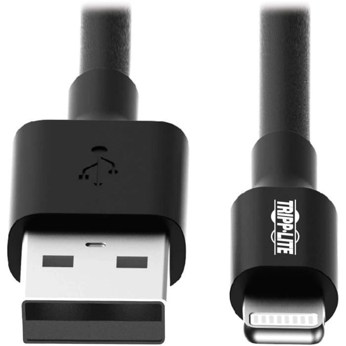 Tripplite Câble USB Pour Iphone 6 - 30 Cm - Noir