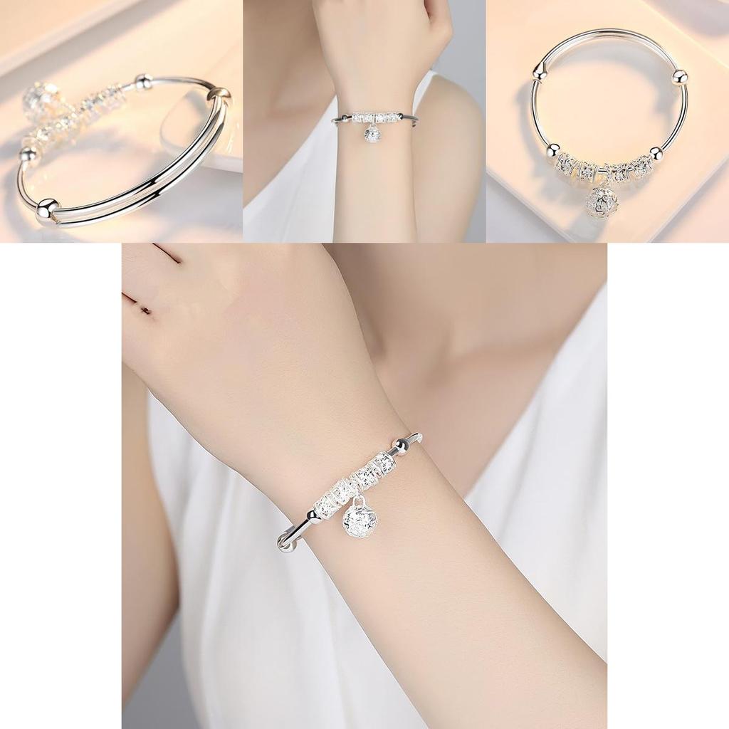 High Quality Exquisite Fashion Cute Ball Cuff Bracelet Chain Bangles Jewelry For Women