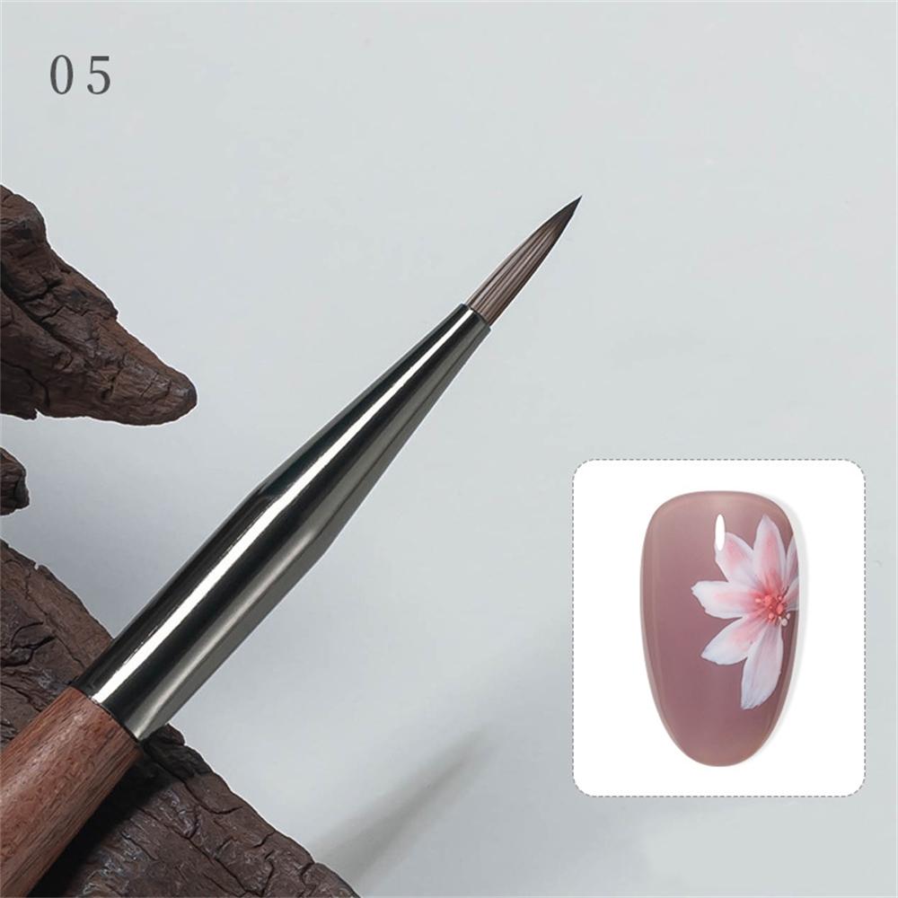 1pc Nail Brushes Wooden Handle Nail Gel Brush Manicure Supplies Tools Accessorie Nail Painting Brush DIY Manicure Tools