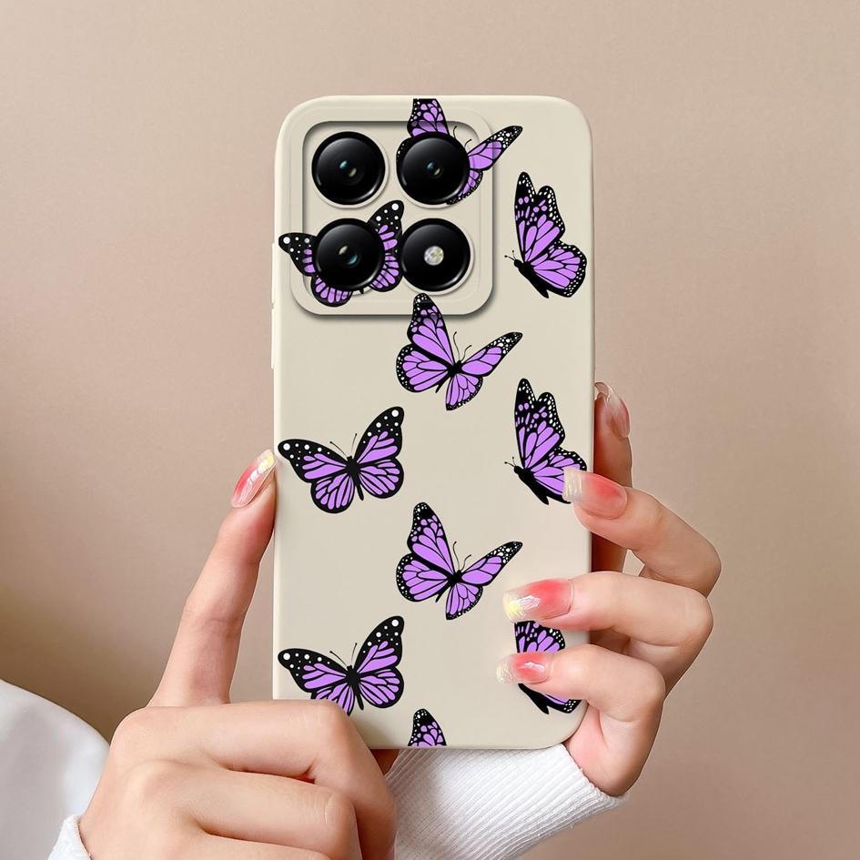 Cover For Xiaomi 14T 5G Case Fashion Love Heart Pattern Funda Shockproof Soft Silicone Phone Bags For Xiaomi 14T Pro Bumper Capa
