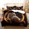 Fox Duvet Cover Set Cartoon Cute Fox Polyester Comforter Cover King Queen Full Size For Kid Boy Girl Bedding Set With Pillowcase