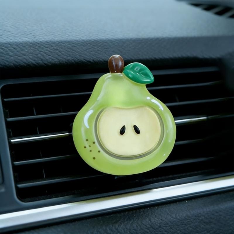Car Air Fresheners Lovely Fruit Charms Car Diffuser Clip Decors Automotive Air Outlet Car Perfume Decoration