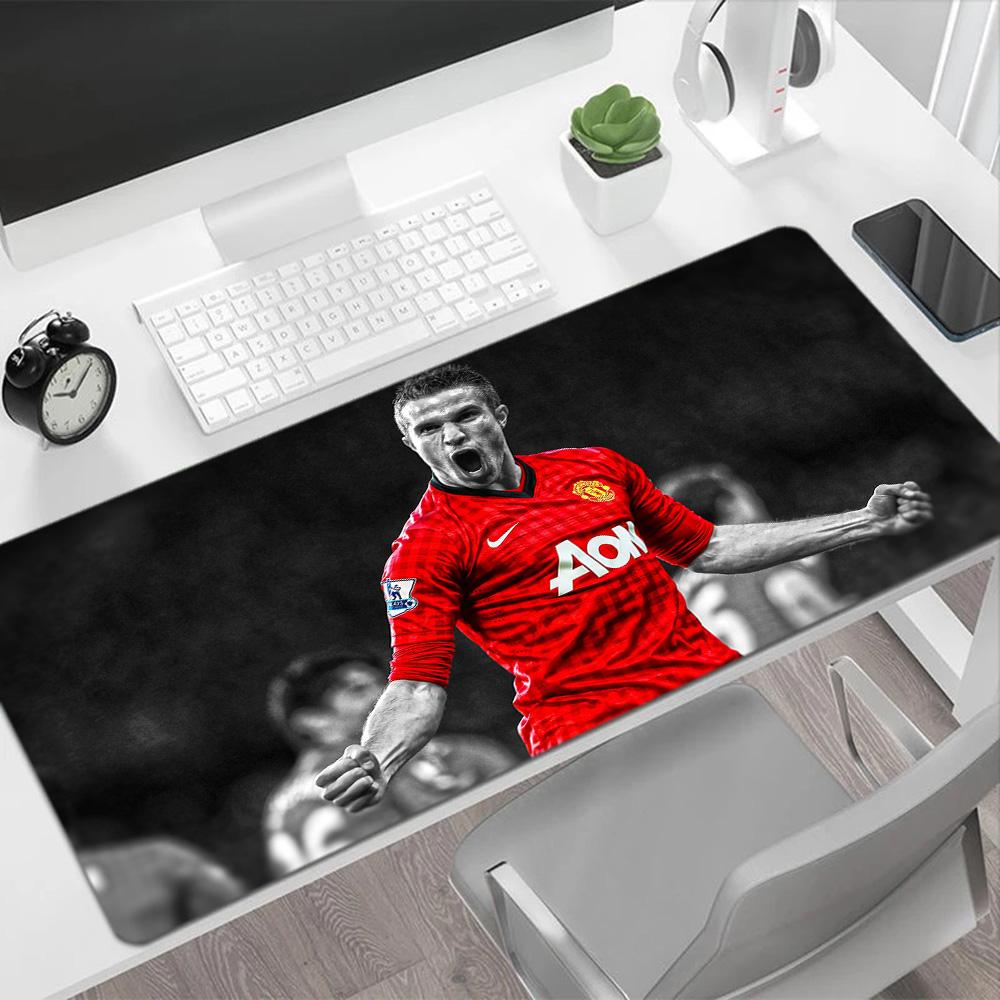 Manchester Celebration Gaming Mouse Pad Keyboard Mat Office Mouse Mats Non-Slip Rubber Base Computer Decor Item Office Use