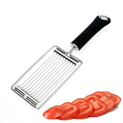 Edelstahl Tomaten Kartoffel Schinken Schneider Obst Gemüse Cutter Werkzeuge Manuelle Lebensmittel Messer Prozessoren Home Küche Zubehör