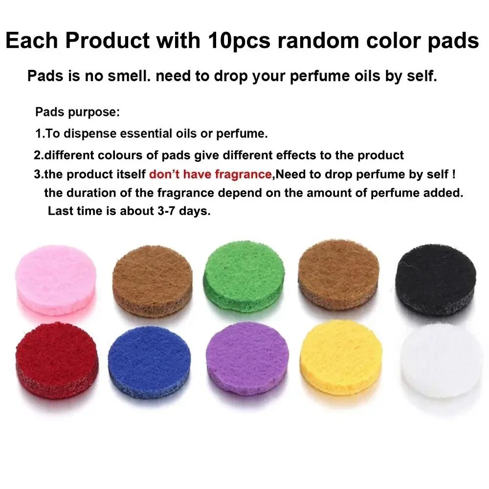 Tree Of Life Insert Car Aromatherapy Gasket Stainless Steel Car Air Outlet Essential Oil Diffuser Fashion Perfume Locket Jewelry