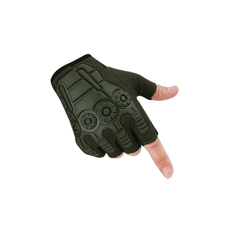 Half Finger Tactical Gloves Men's and Women's Outdoor Sports Fitness Cycling Mountaineering Bicycle Non-slip Gloves