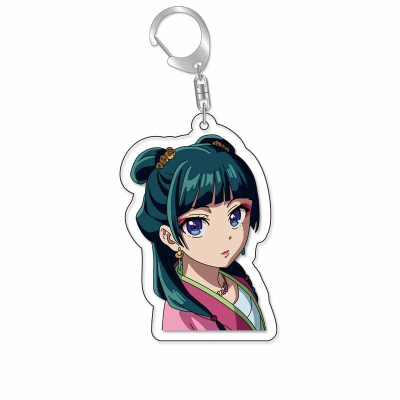 The Apothecary Diaries Acrylic Keychain: Cat Characters - Gaoshun, Jinshi & Gyokuyouhi Pendant
