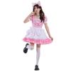 [Moonlight Ying] Female Sexy Cream Sweetheart Maid Pink Luolit Dress