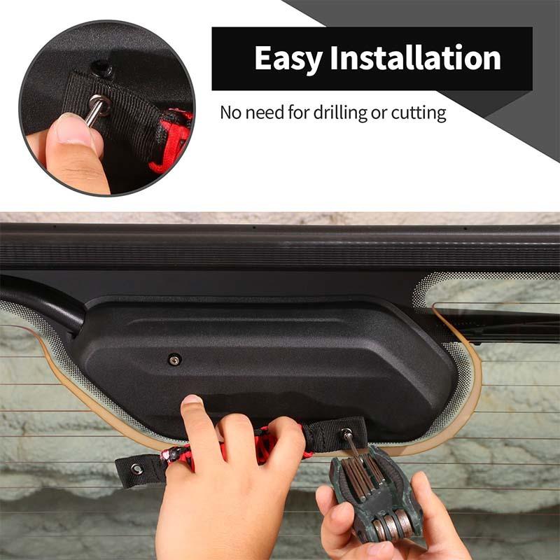 Poignée de hayon Ca Pour Jeep Wrangler JL 2018 et suivantes Accessoires d'intérieur