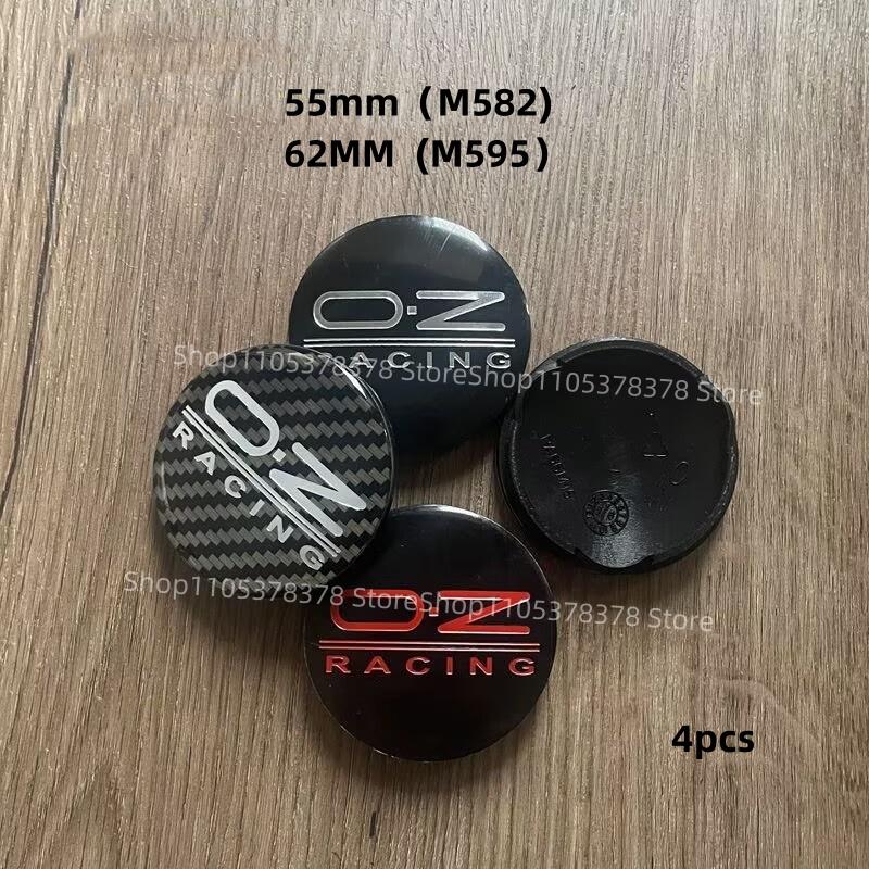4 pezzi/lotti per OZ O.Z Racing Sport con Logo JDRYSE Emblema Distintivo Coprimozzo Accessori 55mm M582 62mm M595 Coprimozzi Centrali per Cerchi Auto