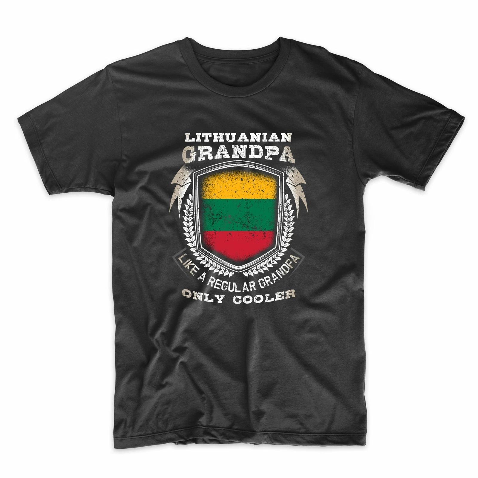 Lithuanian Grandpa Like A Regular Grandpa Only Cooler Funny T-Shirt S