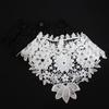 Perfect Match Women Lace Floral Fake Collars Ladies Shirts Detachable Collar White Black Embroidery Necklace False Collar Shawl Decorative