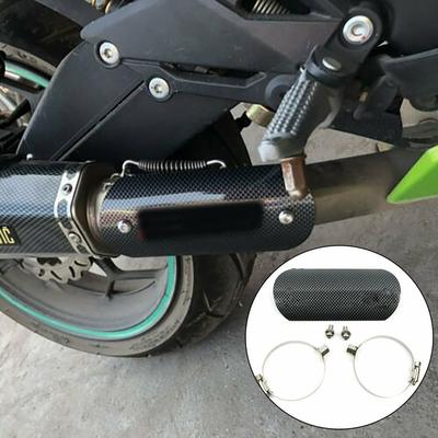 Příslušenství Tepelný štít výfuku Vzhled v karbonovém stylu Motocykl