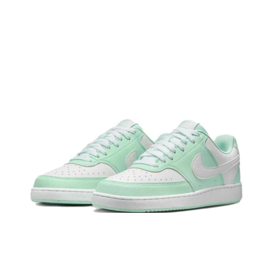 Nike Court Vision Low Next Nature Bequeme Vielseitige Low-Top-Sneaker Damen-Sneaker Grün Weiß DH3158-301