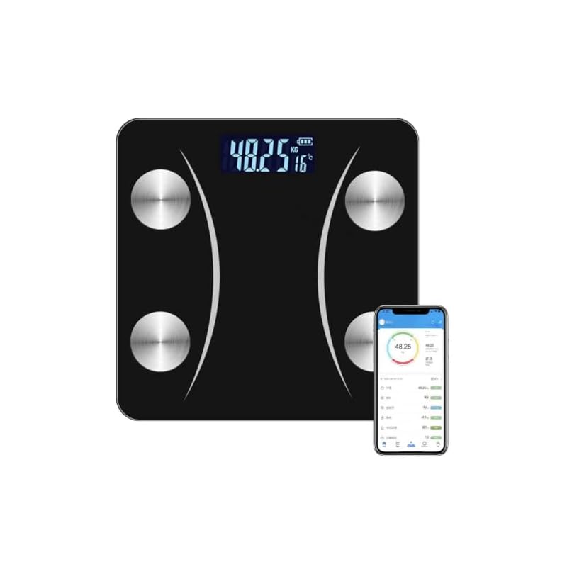 Bluetooth Body Composition Scale, Smart Scale, Health Meter, Smartphone Connectivity, 2026 New Model, Home Use, High Precision Measures BMI/Basal