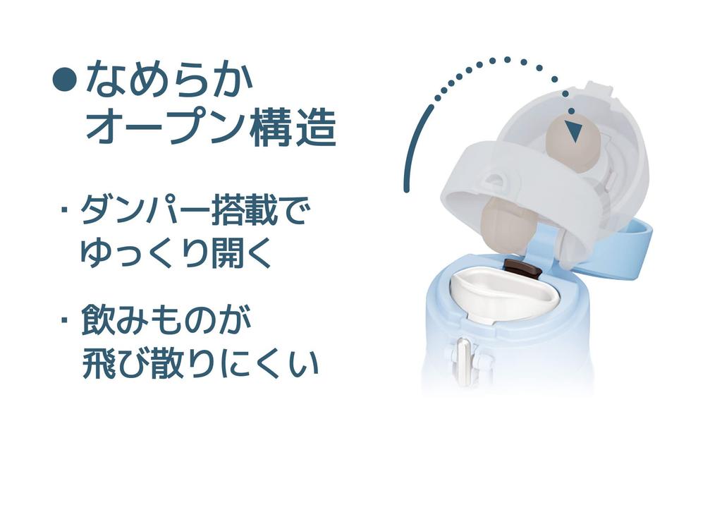 Thermos Vacuum Insulated Portable Light LB Mug, 350ml, Blue, JOH-350