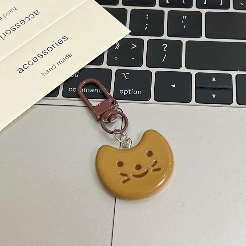 Cute Little Cat Fish Keychain Creative Personalized Pendant Keyring  Phone Charms Car Key Accessories Schoolbag Pendant