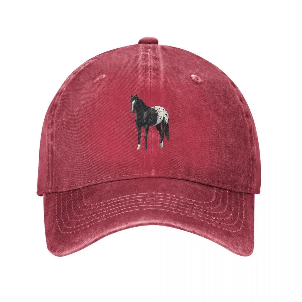 Beautiful Black Blanket Appaloosa Horse Lover Gift Premium Baseball Cap Hat Unisex For The Sun F Golf Hat Golf Unisex Womens