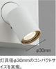 Koizumi Lighting Bracket Light, Medium Angle, Matte Fine White, AB50411