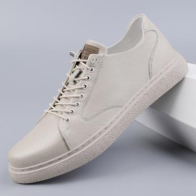 Neues Design Freizeitschuhe Outdoor Herren-Sneakers Schlichte Tenis Masculino Skateboard Herrenschuhe Echtes Leder Herren Trekkingschuhe
